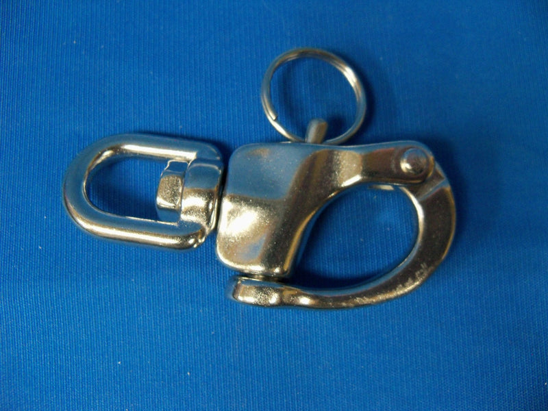 Snap Shackle, Stainless Steel, Swivel Bail, New