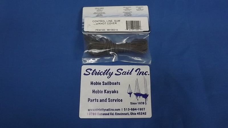 Hobie Eclipse Control Lines inside hull with Knot Cover, Item
