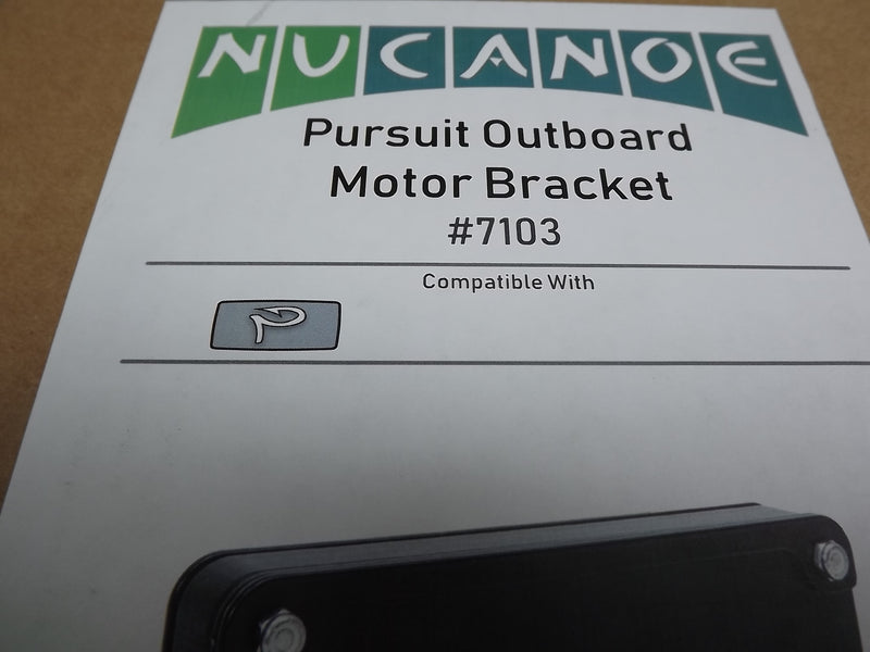 NuCanoe Pursuit Outboard Motor Bracket, Item