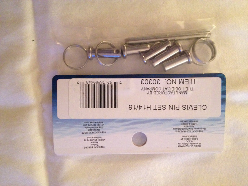 Hobie Cat Clevis Pin Set for 14 and 16